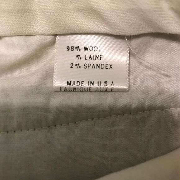 Theory Tweed Wool Trousers Grey Sz 10 - Picture 6 of 9